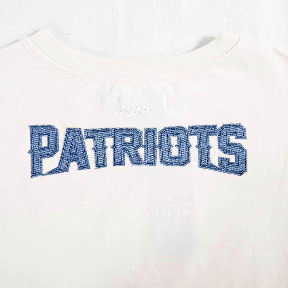 image:imagePatriots Blues Womens Boxy Tee Linen by Pro StandardLinen