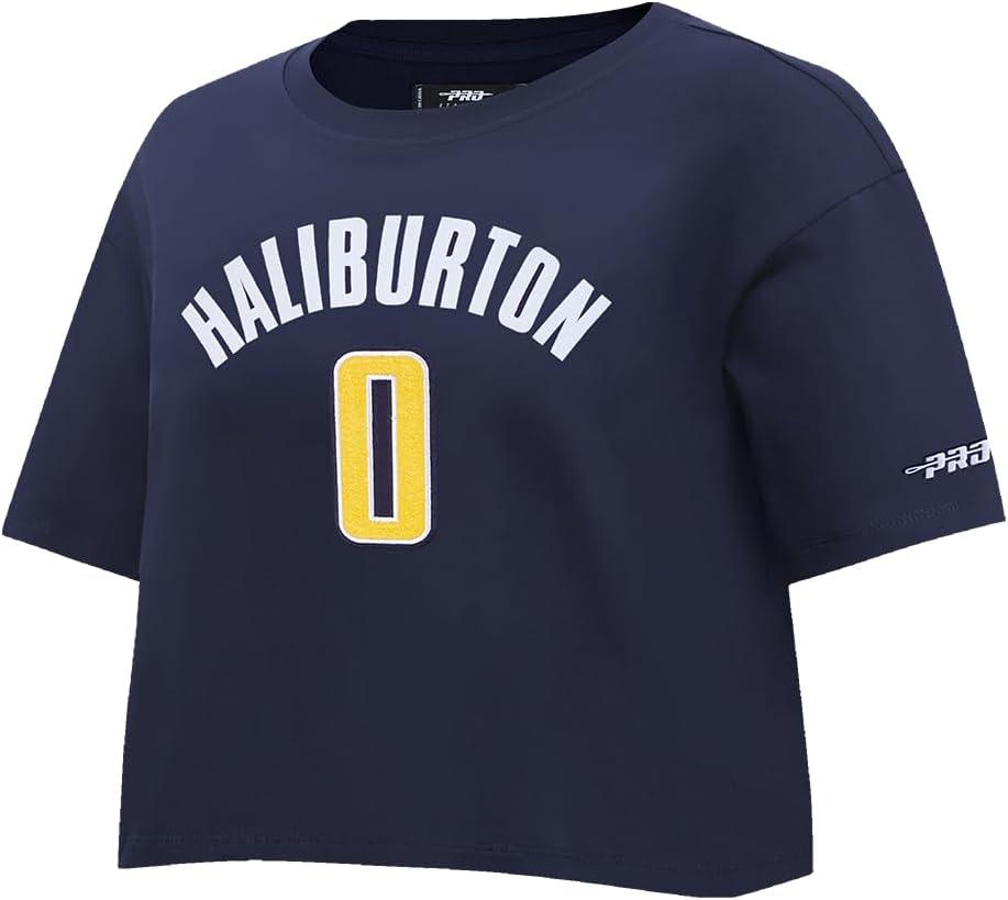 image:imagePro Standard NBA Womens Womens NBA Indiana Pacers Classic Player Cotton Short Sleeve Boxy TeeTeam Color