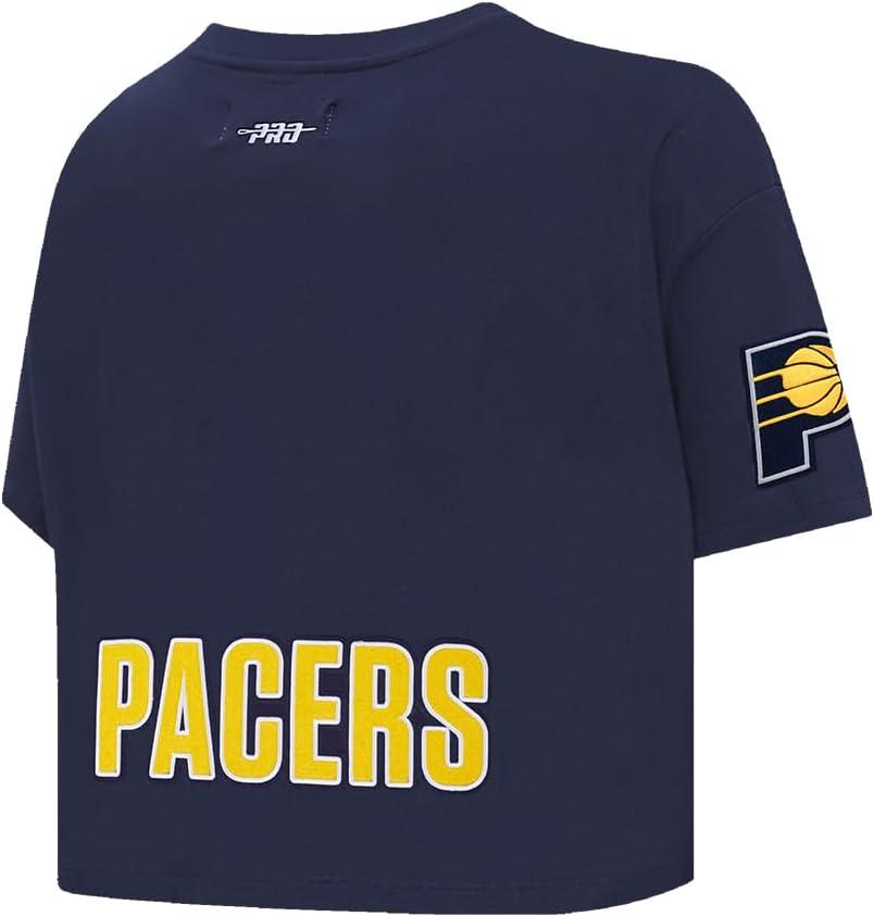image:imagePro Standard NBA Womens Womens NBA Indiana Pacers Classic Player Cotton Short Sleeve Boxy TeeTeam Color