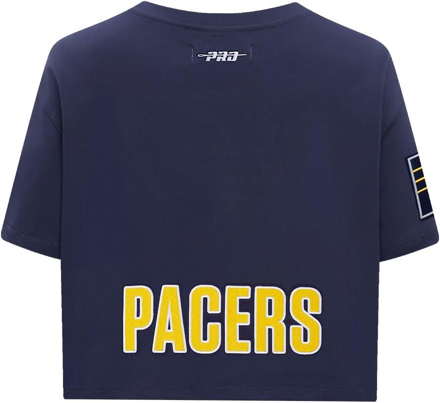 image:imagePro Standard NBA Womens Womens NBA Indiana Pacers Classic Player Cotton Short Sleeve Boxy TeeTeam Color