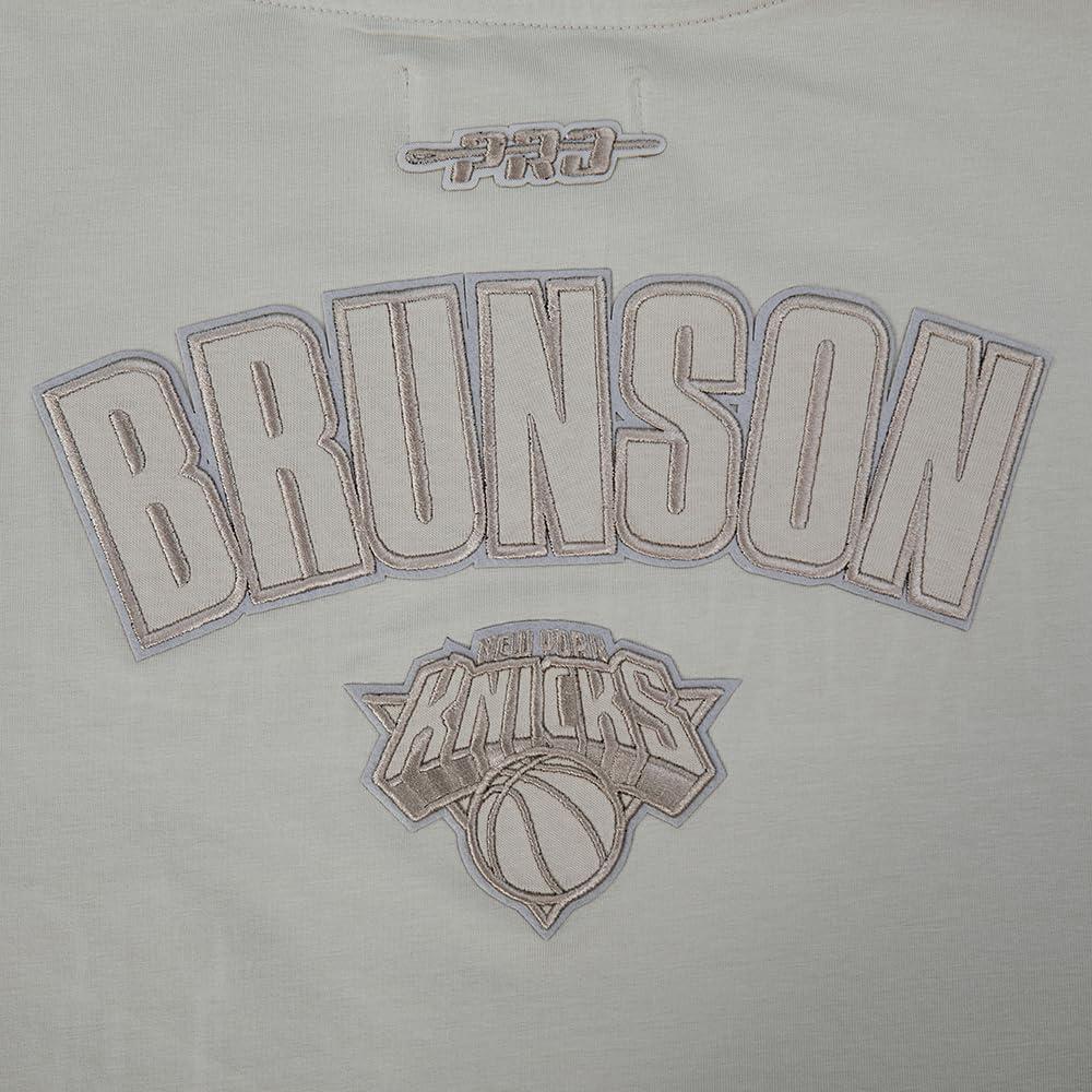 image:imagePro Standard NBA Womens Womens NBA New York Knicks Neutrals Player Cotton Short Sleeve Boxy TeeTaupe