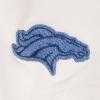 Denver Broncos Varsity Blues Women’s Boxy Linen Tee by Pro Standard(Linen)