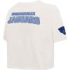 Jaguars Women’s Varsity Blues Boxy Tee (Linen) by Pro Standard(Linen)