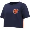 NFL CHICAGO BEARS MASHUP WOMEN’S BOXY TEE (MIDNIGHT NAVY)(Midnight Navy)