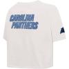 Panthers Blues Women’s Boxy Linen Tee by Pro Standard(Linen)