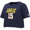 Pro Standard NBA Womens Womens NBA Denver Nuggets Classic Player Cotton Short Sleeve Boxy Tee(Team Color)