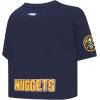 Pro Standard NBA Womens Womens NBA Denver Nuggets Classic Player Cotton Short Sleeve Boxy Tee(Team Color)