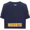 Pro Standard NBA Womens Womens NBA Denver Nuggets Classic Player Cotton Short Sleeve Boxy Tee(Team Color)