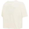 Pro Standard NBA Womens Womens NBA Golden State Warriors Neutrals Player Short Sleeve Boxy Tee(Eggshell)