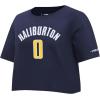 Pro Standard NBA Womens Womens NBA Indiana Pacers Classic Player Cotton Short Sleeve Boxy Tee(Team Color)