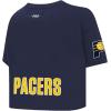Pro Standard NBA Womens Womens NBA Indiana Pacers Classic Player Cotton Short Sleeve Boxy Tee(Team Color)