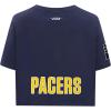 Pro Standard NBA Womens Womens NBA Indiana Pacers Classic Player Cotton Short Sleeve Boxy Tee(Team Color)