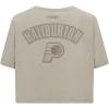 Pro Standard NBA Womens Womens NBA Indiana Pacers Neutrals Player Short Sleeve Boxy Tee(Taupe)