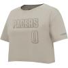 Pro Standard NBA Womens Womens NBA Indiana Pacers Neutrals Player Short Sleeve Boxy Tee(Taupe)