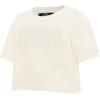 Pro Standard NBA Womens Womens NBA Oklahoma City Thunder Neutrals Player Cotton Short Sleeve Boxy Tee(Eggshell)