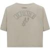 Pro Standard NBA Womens Womens NBA San Antonio Spurs Neutrals Player Short Sleeve Boxy Tee(Taupe)