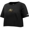 Pro Standard Women’s College Classic Icon Cotton Short Sleeve Boxy Tee(Black)