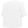 Pro Standard Women’s NBA Hologram Cotton Short Sleeve Boxy Tee(White)