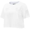 Pro Standard Women’s NBA Hologram Cotton Short Sleeve Boxy Tee(White)