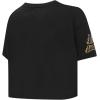 Pro Standard Womens NBA Los Angeles Lakers Mash Up Short Sleeve Boxy Tee Black 2XL