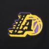 Pro Standard Womens NBA Los Angeles Lakers Mash Up Short Sleeve Boxy Tee Black 2XL