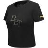 Pro Standard Womens NFL Renegade Short Sleeve Slim Tee(Black)