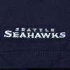 Pro Standard Womens NFL Seattle Seahawks Script Tail Short Sleeve Boxy Tee Midnight Navy