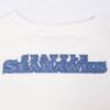 Seahawks Women’s Linen Blue Boxy Tee (Varsity Blues)(Linen)