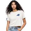 Panthers Blues Women’s Boxy Linen Tee by Pro Standard(Linen)