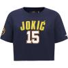 Pro Standard NBA Womens Womens NBA Denver Nuggets Classic Player Cotton Short Sleeve Boxy Tee(Team Color)