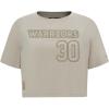 Pro Standard NBA Womens Womens NBA Golden State Warriors Neutrals Player Short Sleeve Boxy Tee(Taupe)