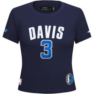 Pro Standard NBA Womens Womens NBA Dallas Mavericks Classic Player Cotton Short Sleeve Slim Tee(Team Color)