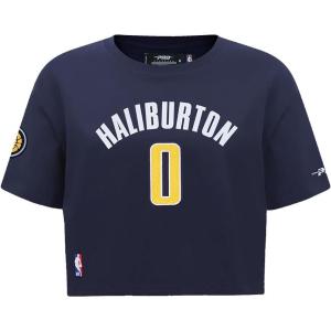 Pro Standard NBA Womens Womens NBA Indiana Pacers Classic Player Cotton Short Sleeve Boxy Tee(Team Color)