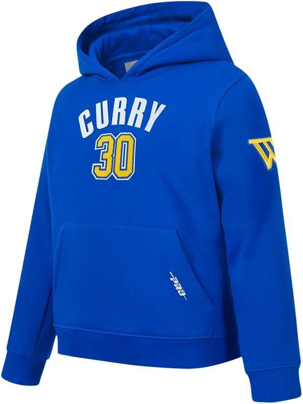 image:imagePro Standard Big Boys NBA Golden State Warriors Stephen Curry 30 Classic Player Pull Over Hoodie Royal Blue L