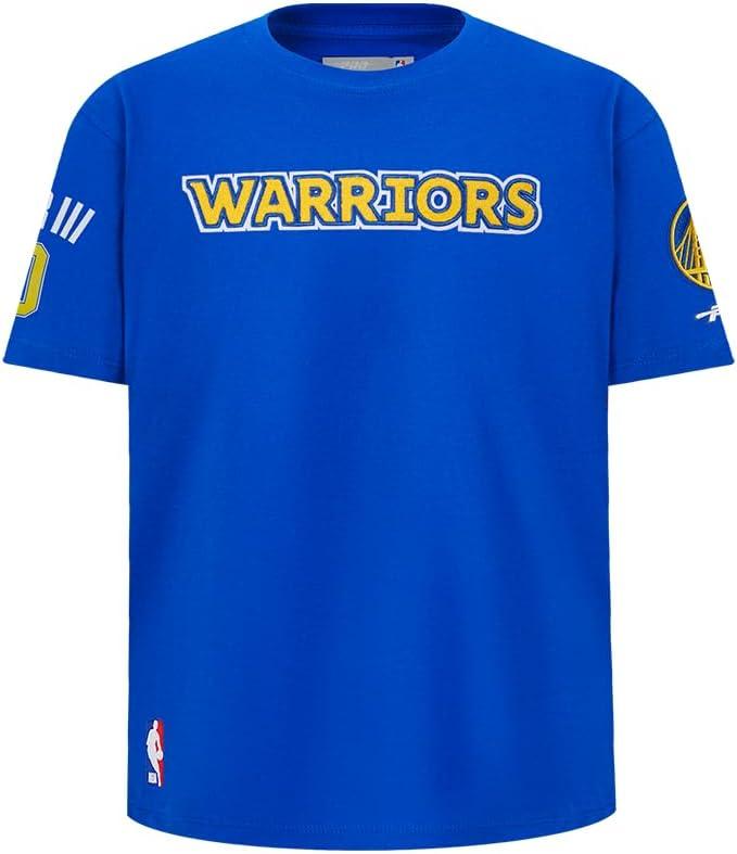 image:imagePro Standard Big Kids Golden State Warriors Classic PNN Cotton Short Sleeve TeeRoyal Blue