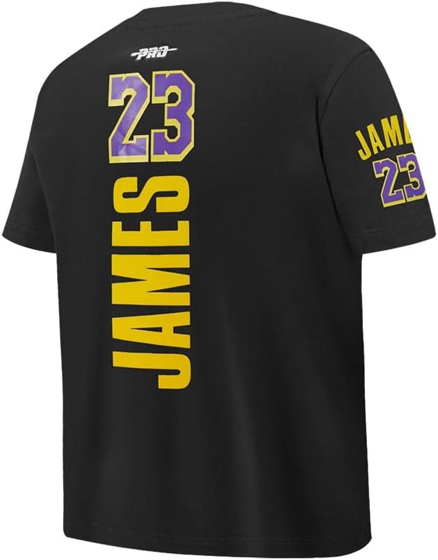 image:imagePro Standard Big Kids Los Angeles Lakers Classic PNN Cotton Short Sleeve TeeBlack