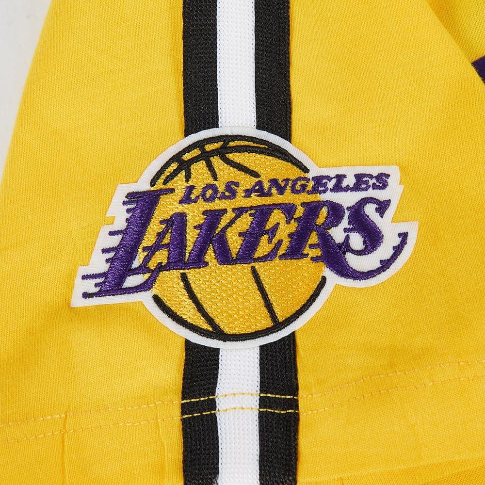 image:imagePro Standard Big Kids Los Angeles Lakers Classic PNN Cotton Short Sleeve TeeYellowBlack