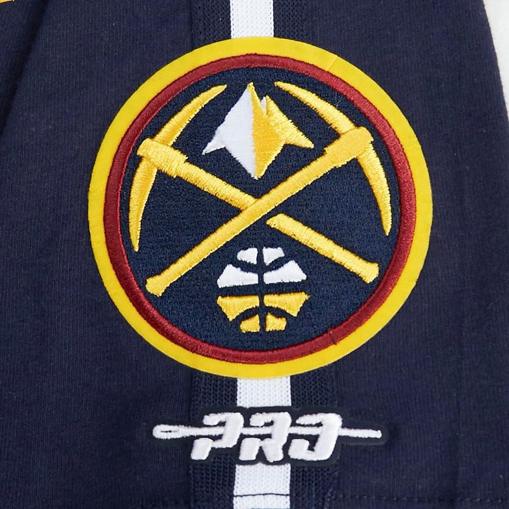 image:imagePro Standard NBA Boys Big Boys NBA Denver Nuggets Classic Player Cotton Taping TeeMidnight Navy