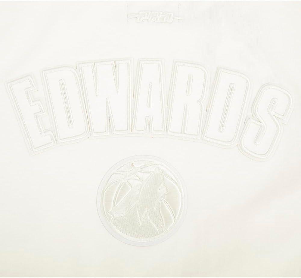 image:imagePro Standard NBA Boys Big Boys NBA Minnesota Timberwolves Neutrals Player Cotton Short Sleeve TeeEggshell