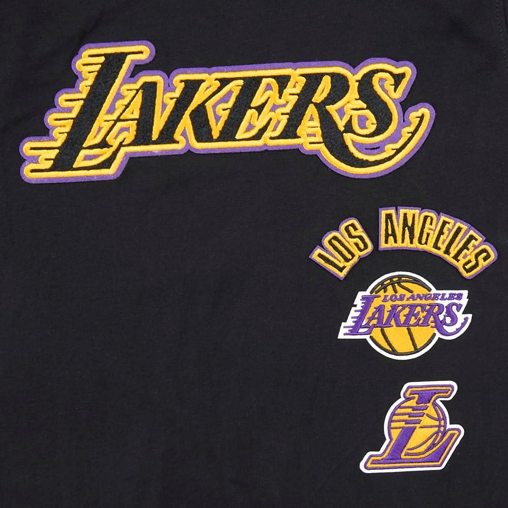 image:imagePro Standard NBA Boys Big Boys NBA Retro Classics Cotton Taping TeeBlackPurple