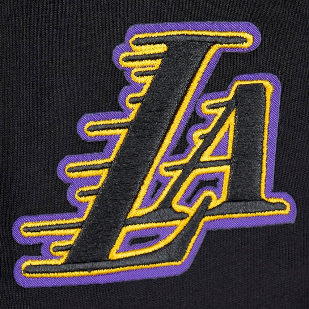 image:imagePro Standard NBA Boys Big Boys NBA Retro Classics Cotton Taping TeeBlackPurple