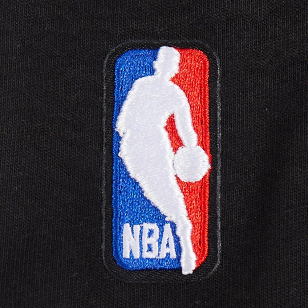 image:imagePro Standard NBA Boys Big Boys NBA Retro Classics Cotton Taping TeeBlackRed