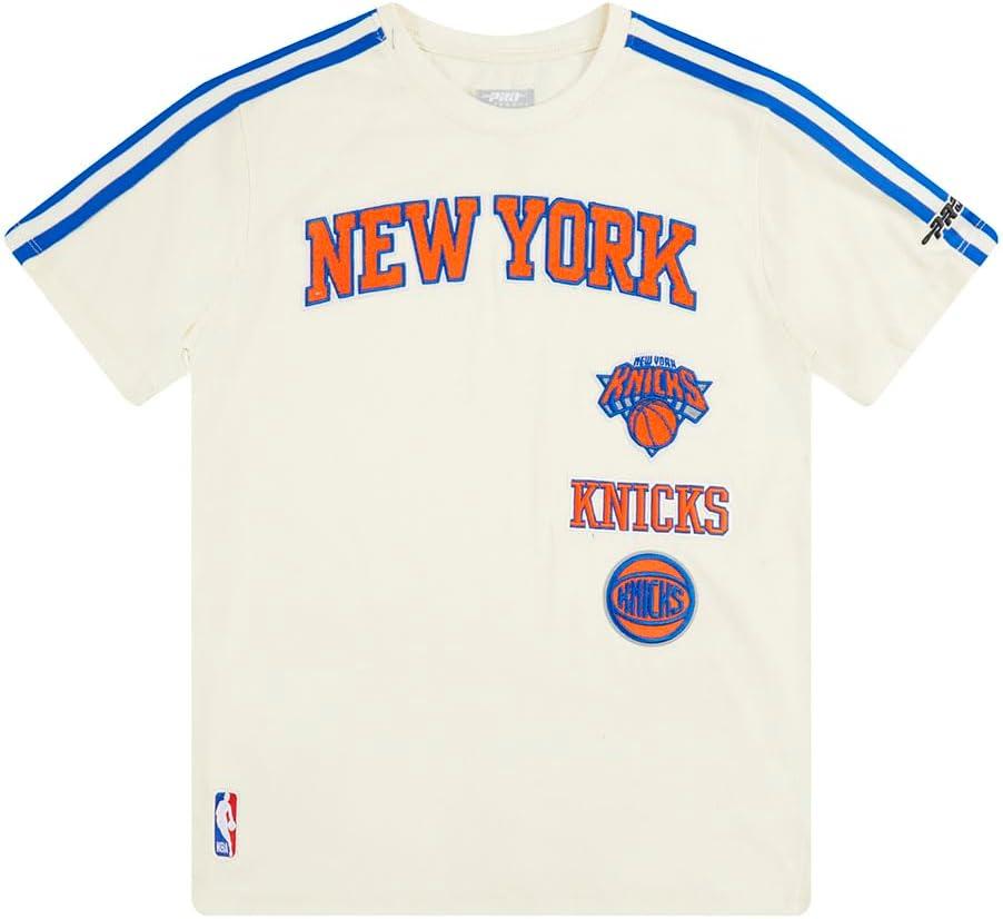 image:imagePro Standard NBA Boys Big Boys NBA Retro Classics Cotton Taping TeeEggshellRoyal Blue