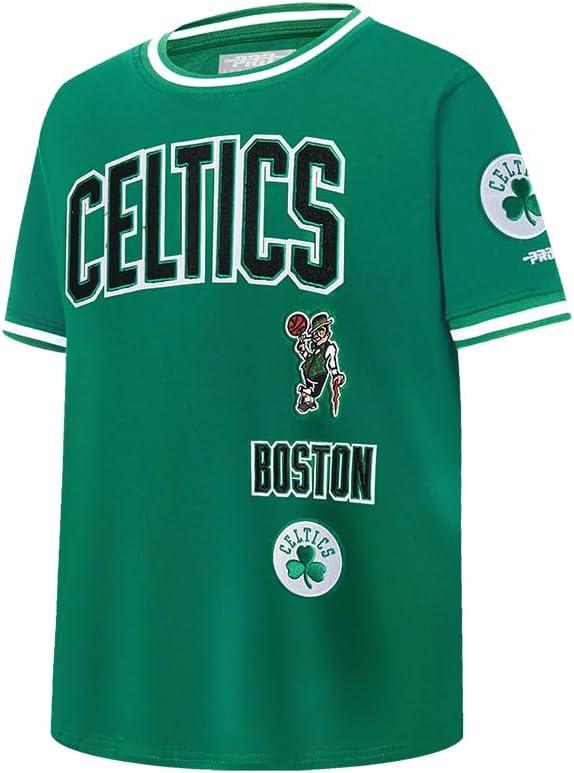 image:imagePro Standard NBA Boys Big Boys NBA Retro Classics Cotton Taping TeeKelly Green