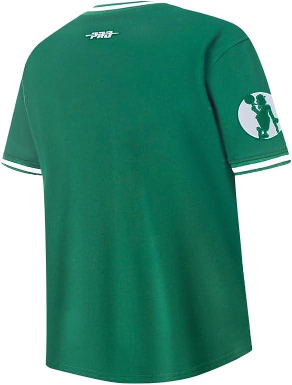 image:imagePro Standard NBA Boys Big Boys NBA Retro Classics Cotton Taping TeeKelly Green