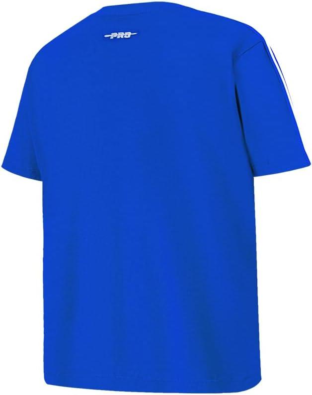 image:imagePro Standard NBA Boys Big Boys NBA Retro Classics Cotton Taping TeeRoyal Blue