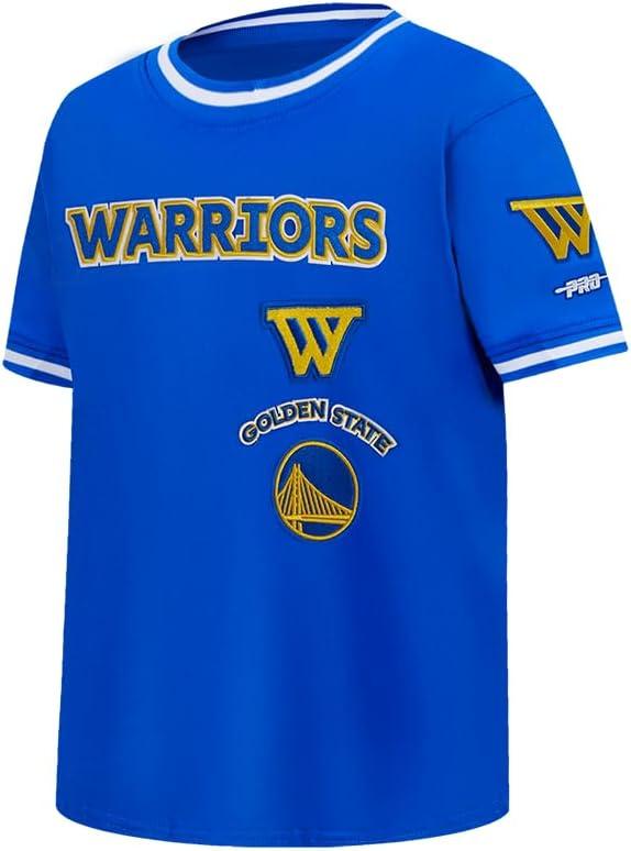 image:imagePro Standard NBA Boys Big Boys NBA Retro Classics Cotton Taping TeeRoyal Blue