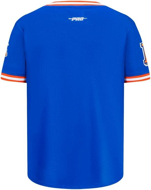 image:imagePro Standard NBA Boys Big Boys NBA Retro Classics Cotton Taping TeeRoyal BlueOrange