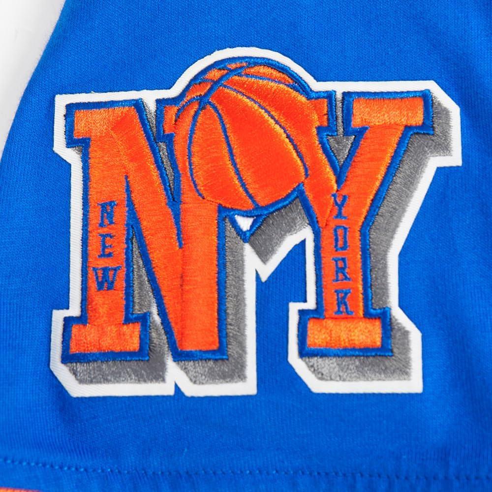 image:imagePro Standard NBA Boys Big Boys NBA Retro Classics Cotton Taping TeeRoyal BlueOrange
