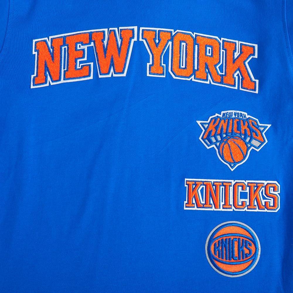 image:imagePro Standard NBA Boys Big Boys NBA Retro Classics Cotton Taping TeeRoyal BlueOrange